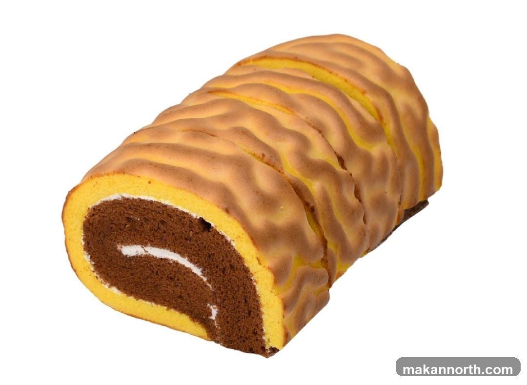 Chocolate Swiss Roll Cake
