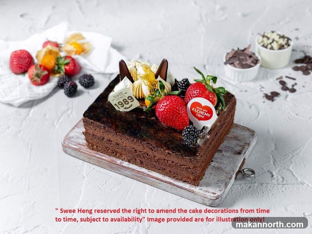 Chocolate Cake with Berries