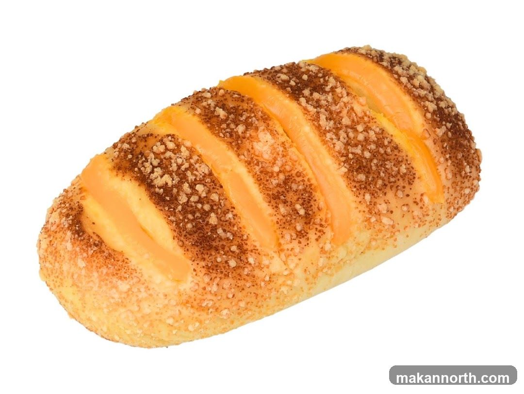 Bread with Orange Filling and Crumble Topping