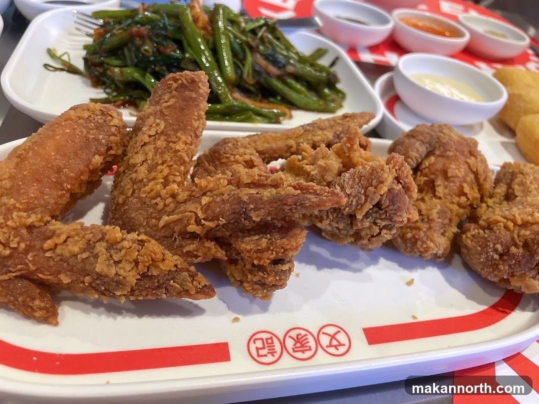 Fried Chicken and Vegetables