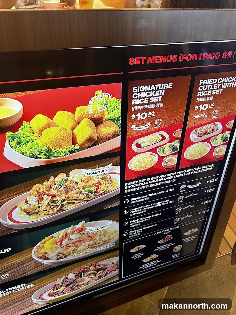 Set Menus (For 1 Pax)