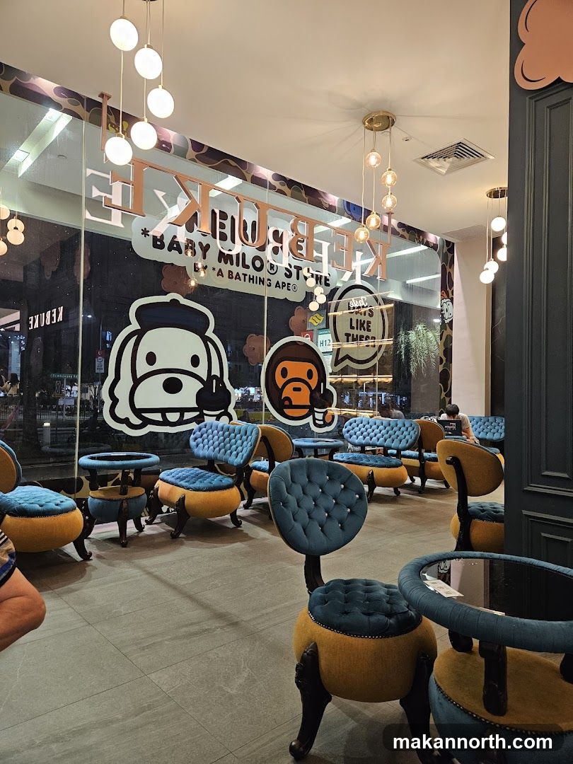Cafe Interior with Themed Seating