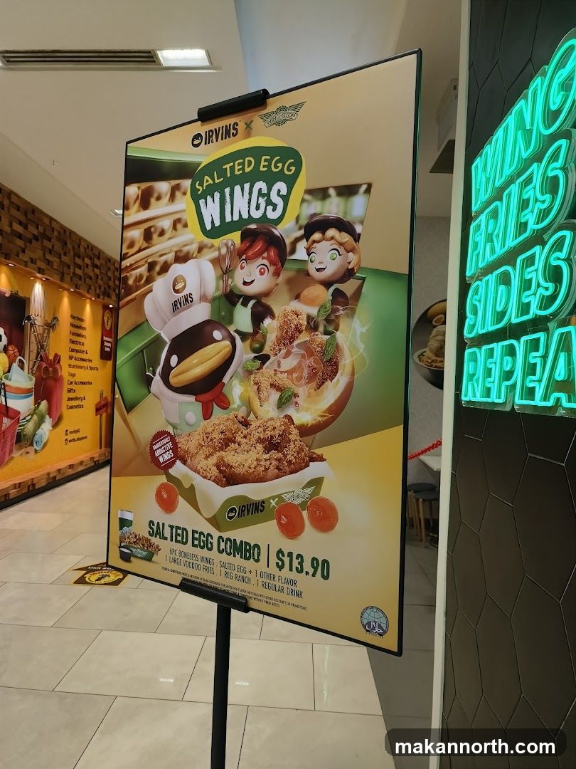 Salted Egg Wings Advertisement