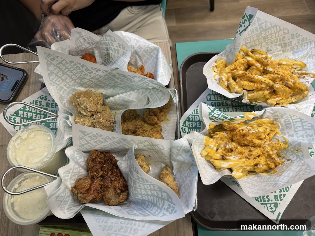 Chicken Wings and Fries