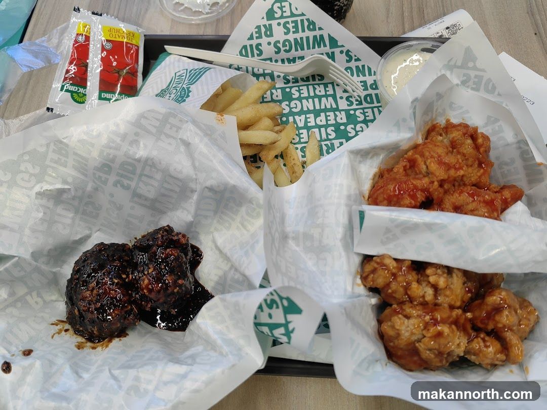 Chicken Wings and Fries