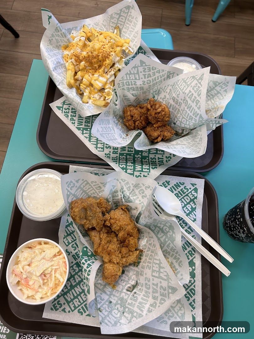 Fried Chicken and Fries