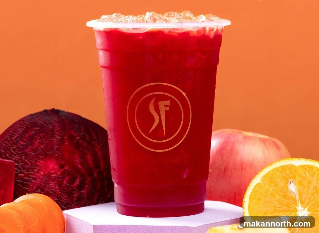 Beetroot Juice with Fruits