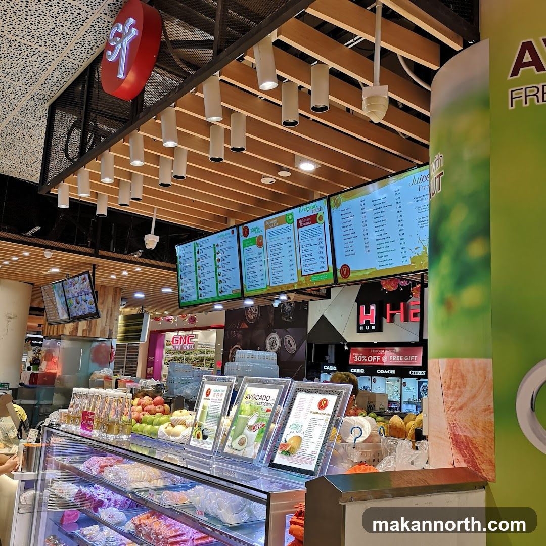 Juice Bar Display