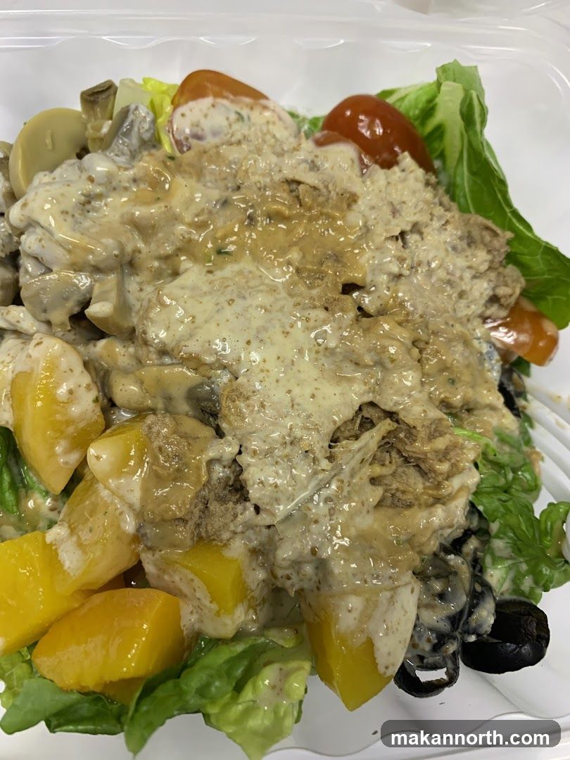 Salad with Creamy Dressing
