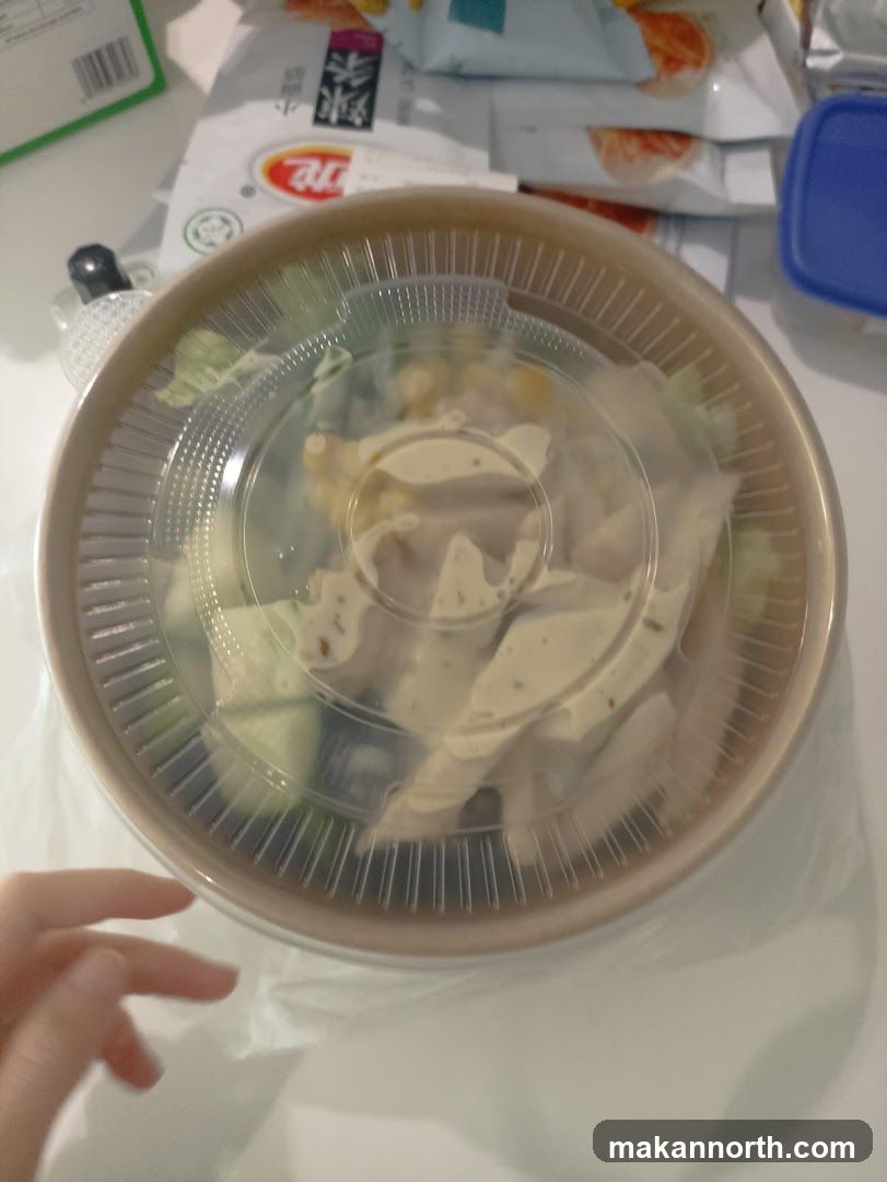 Salad in a Takeout Container