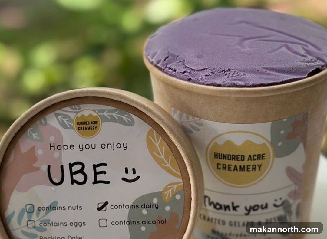 Ube Ice Cream Tub