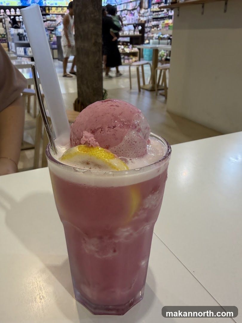 Pink Ice Cream Float