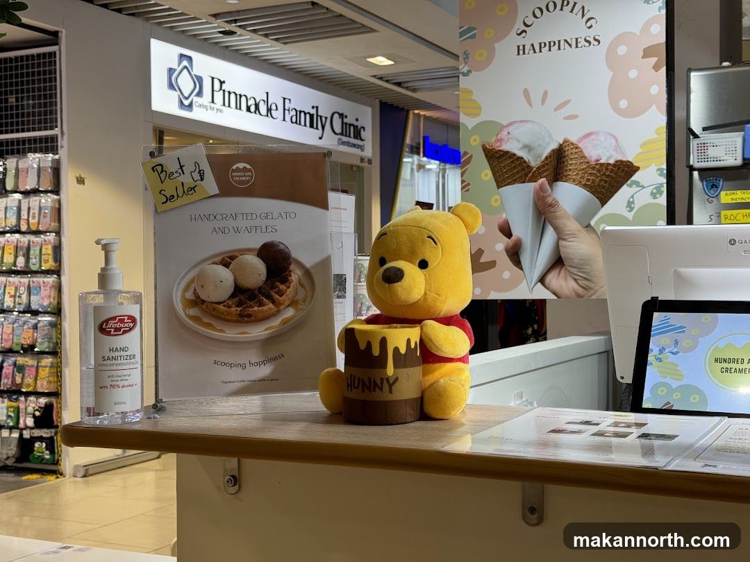 Winnie the Pooh and Gelato Display