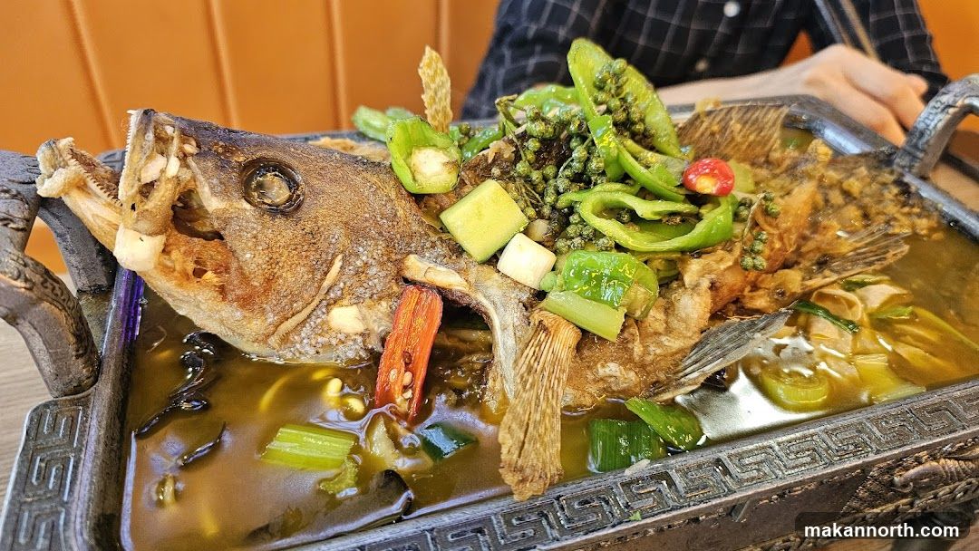 Whole Fish Dish with Peppers