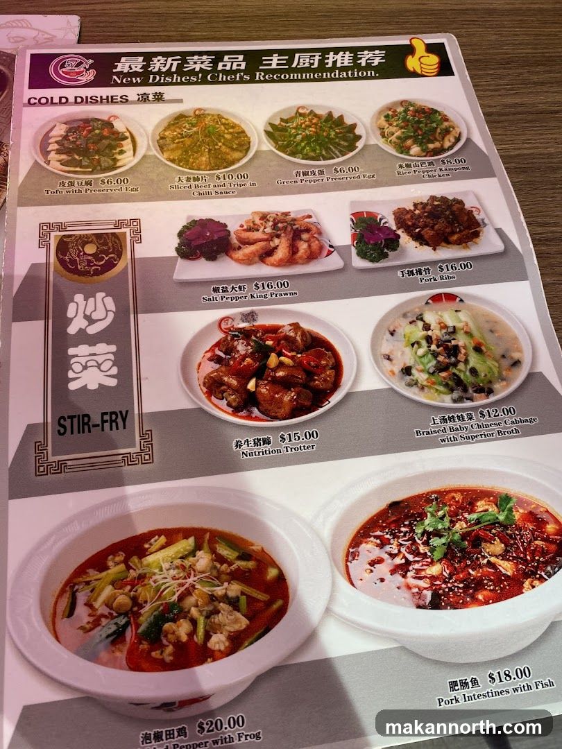 New Dishes! Chef's Recommendation.