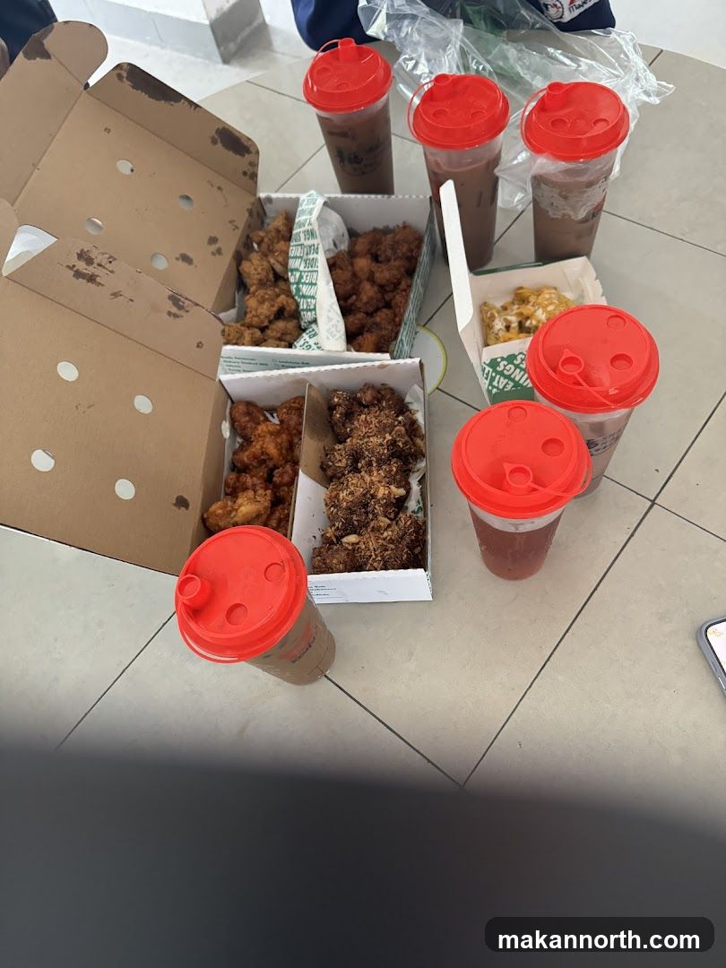 Fried Chicken and Drinks