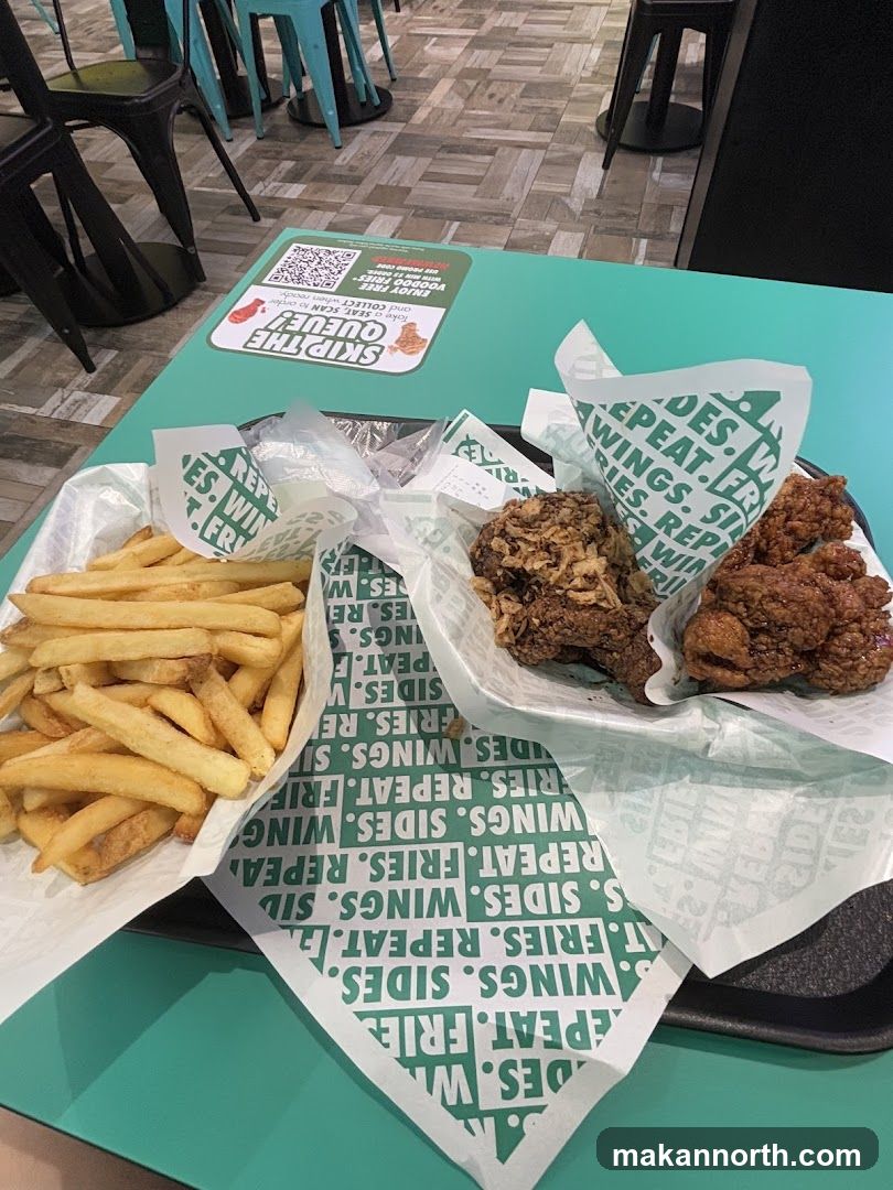 Fried Chicken and Fries
