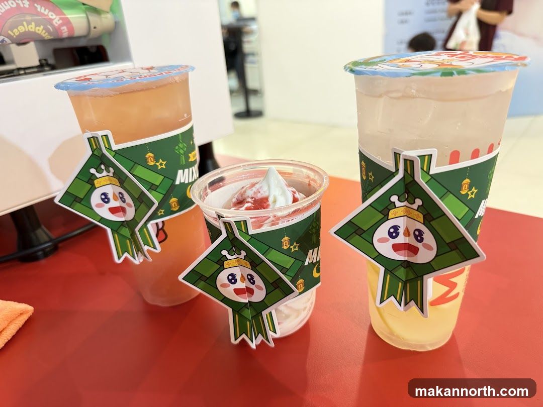 Beverages and Dessert with Festive Sleeves