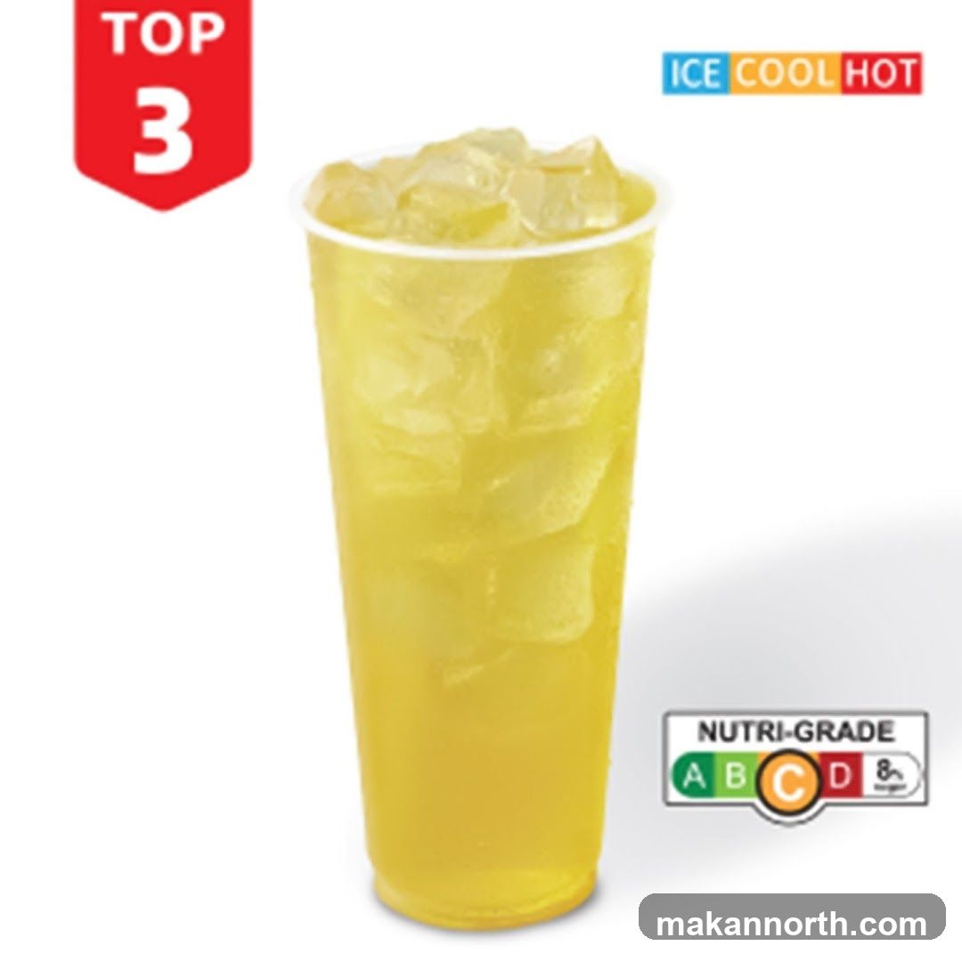 Yellow Drink with Ice