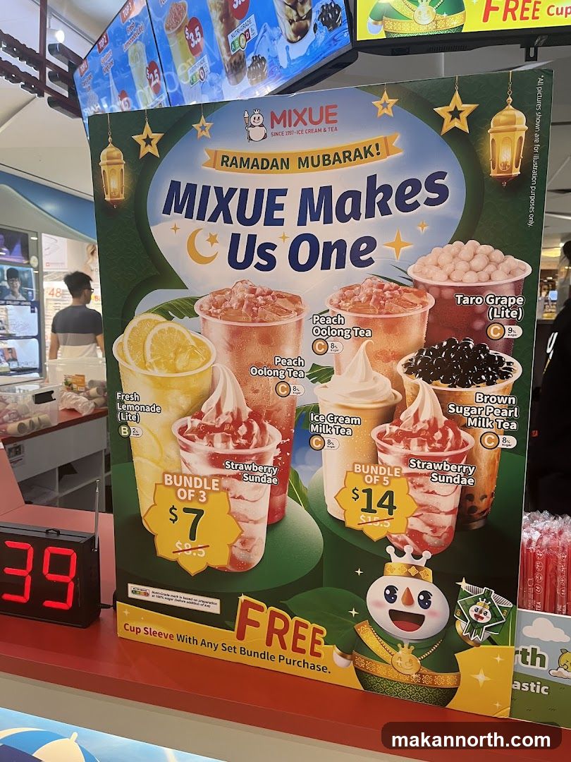 Mixue Ramadan Mubarak Promotion