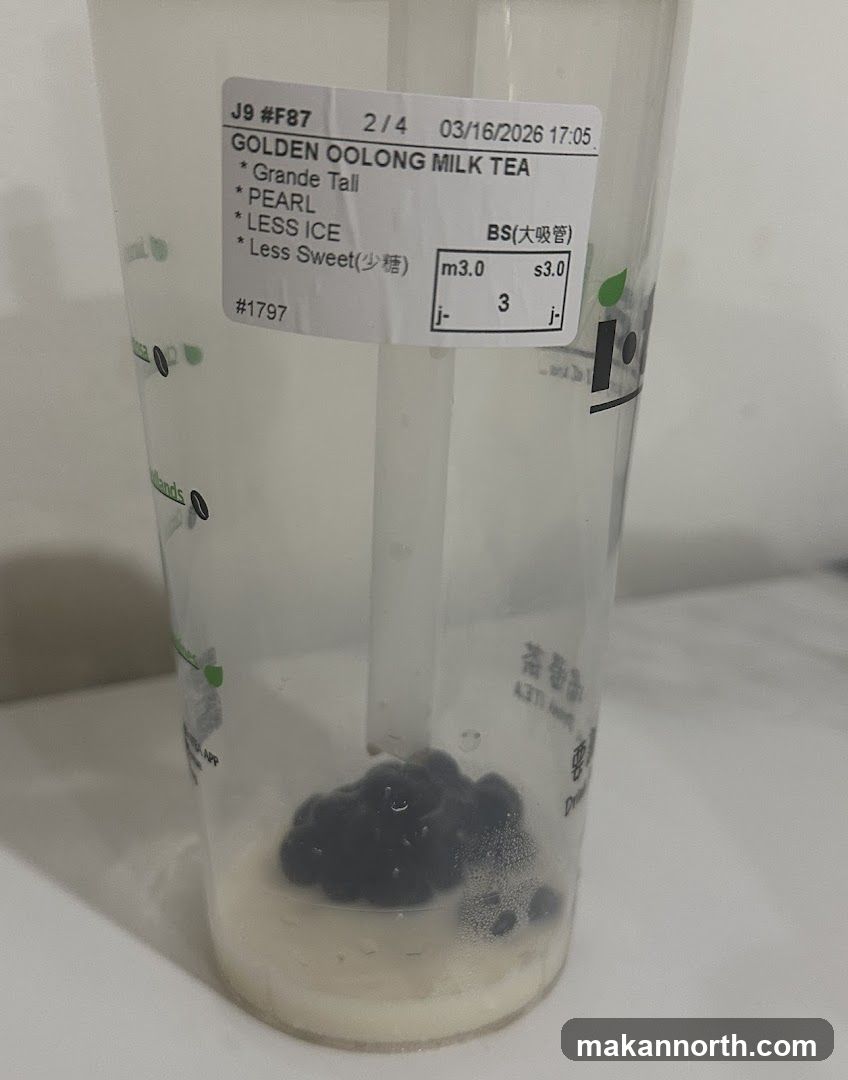 Golden Oolong Milk Tea Cup