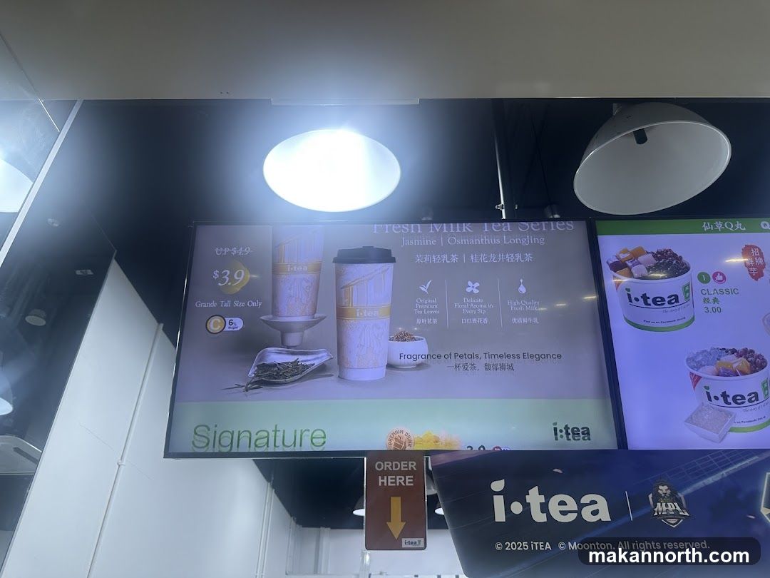 i-tea Menu