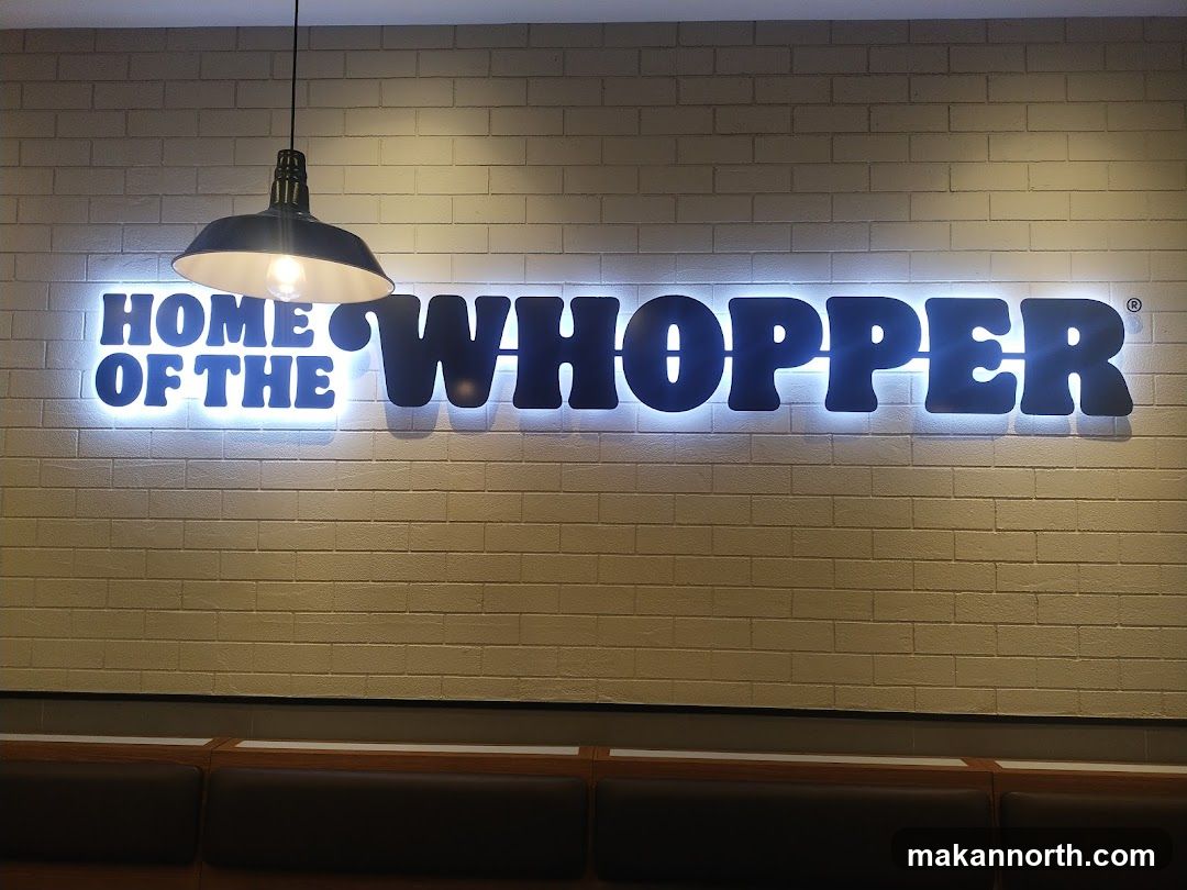 Burger King "Home of the Whopper" Sign