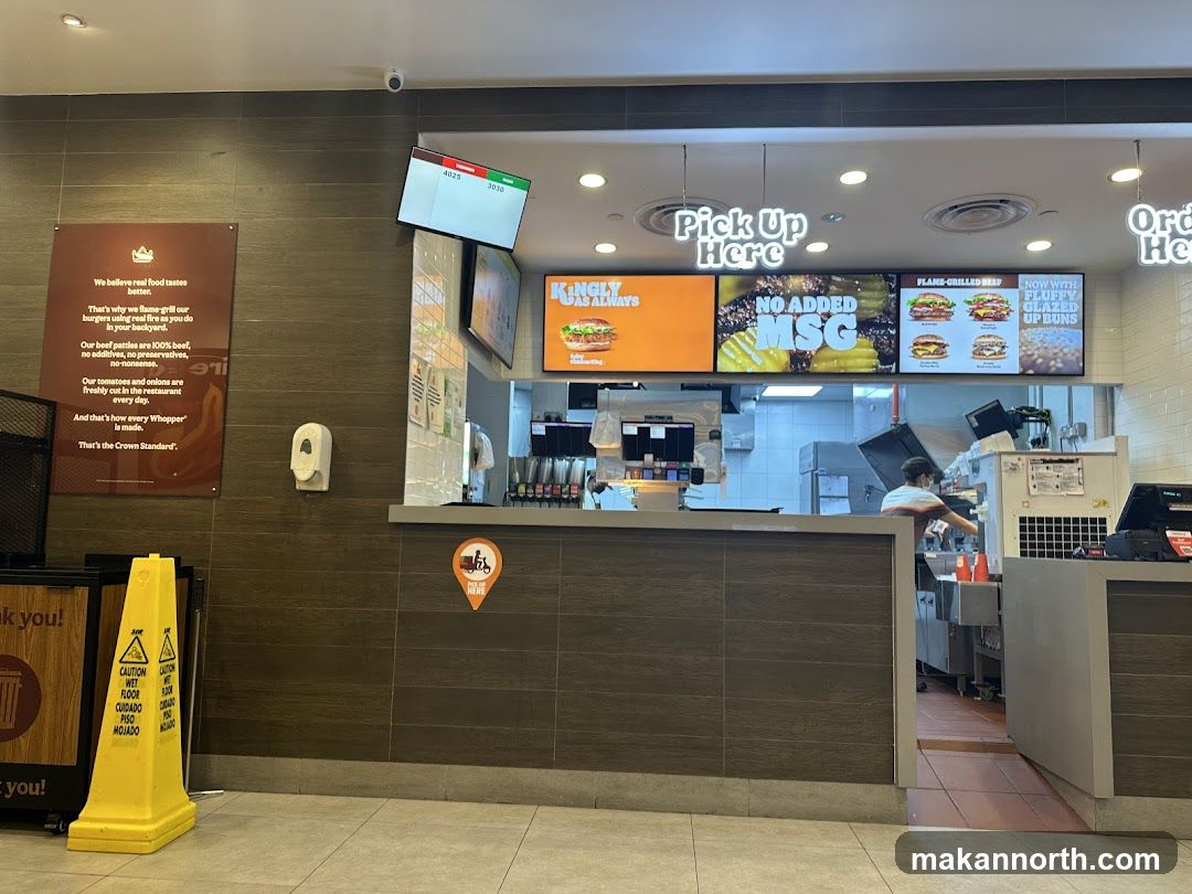 Burger Restaurant Counter
