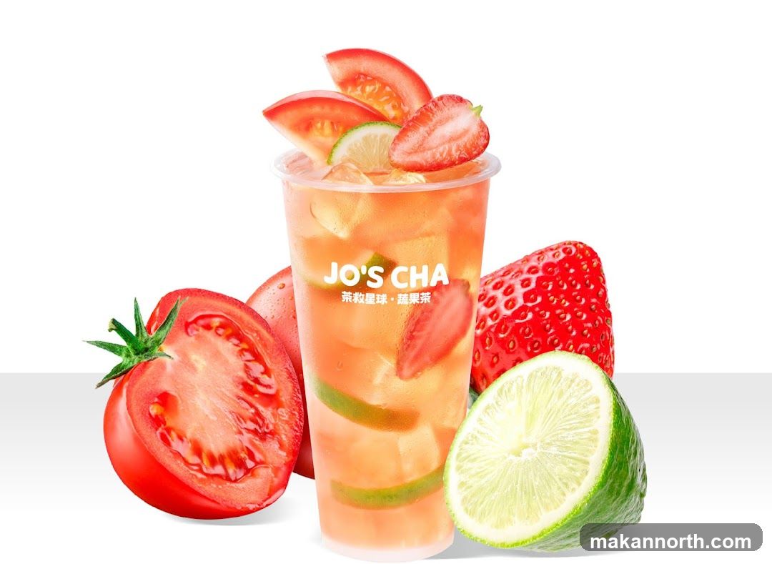 JO'S CHA Strawberry Tomato Drink