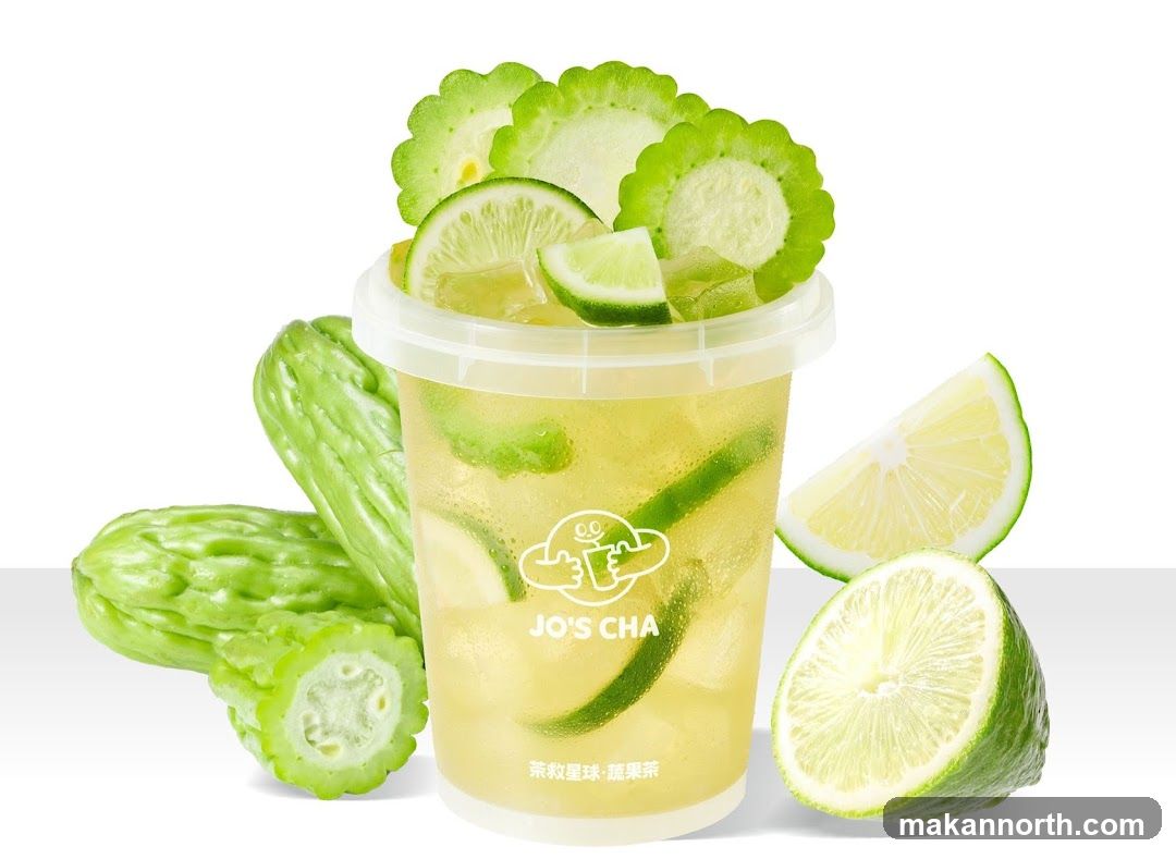 Bitter Melon and Lime Drink