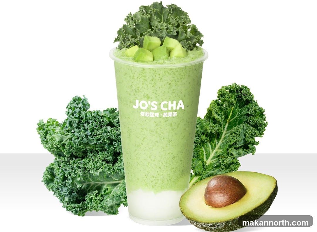 JO'S CHA Kale Avocado Smoothie
