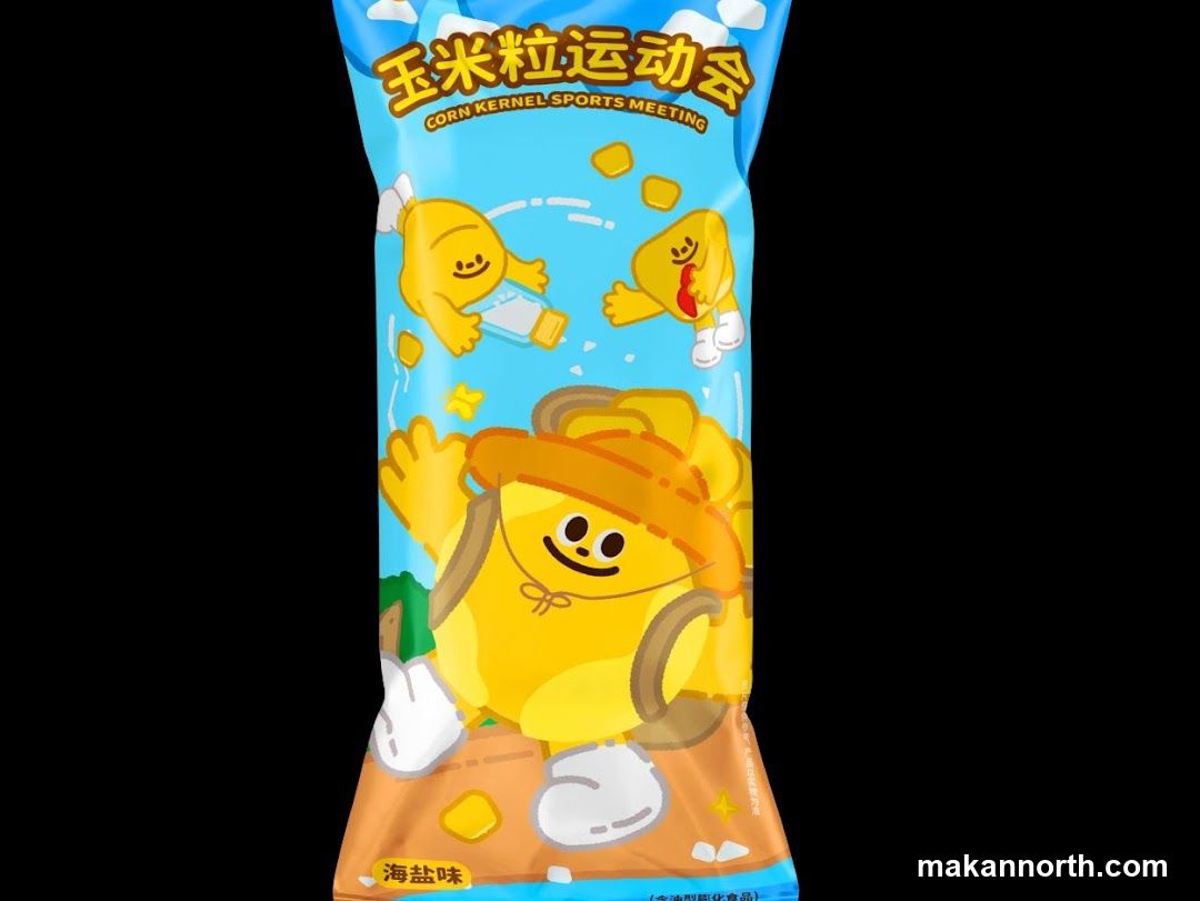 Corn Kernel Sports Meeting Snack Packaging