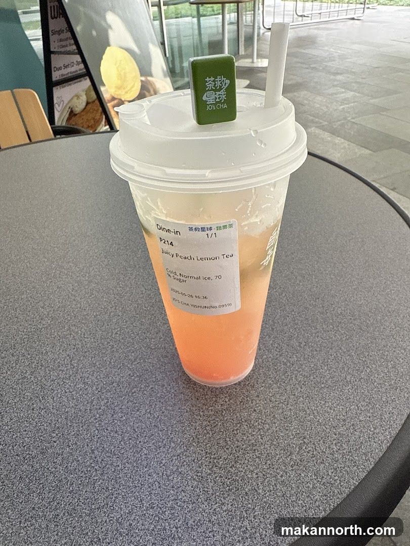 Juicy Peach Lemon Tea