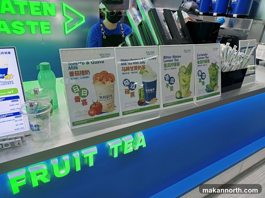 Fruit Tea Shop Counter