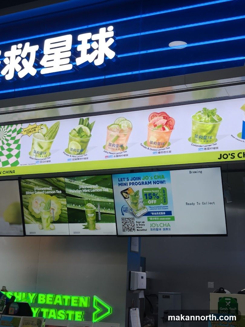 JO'S CHA Menu and Promotions