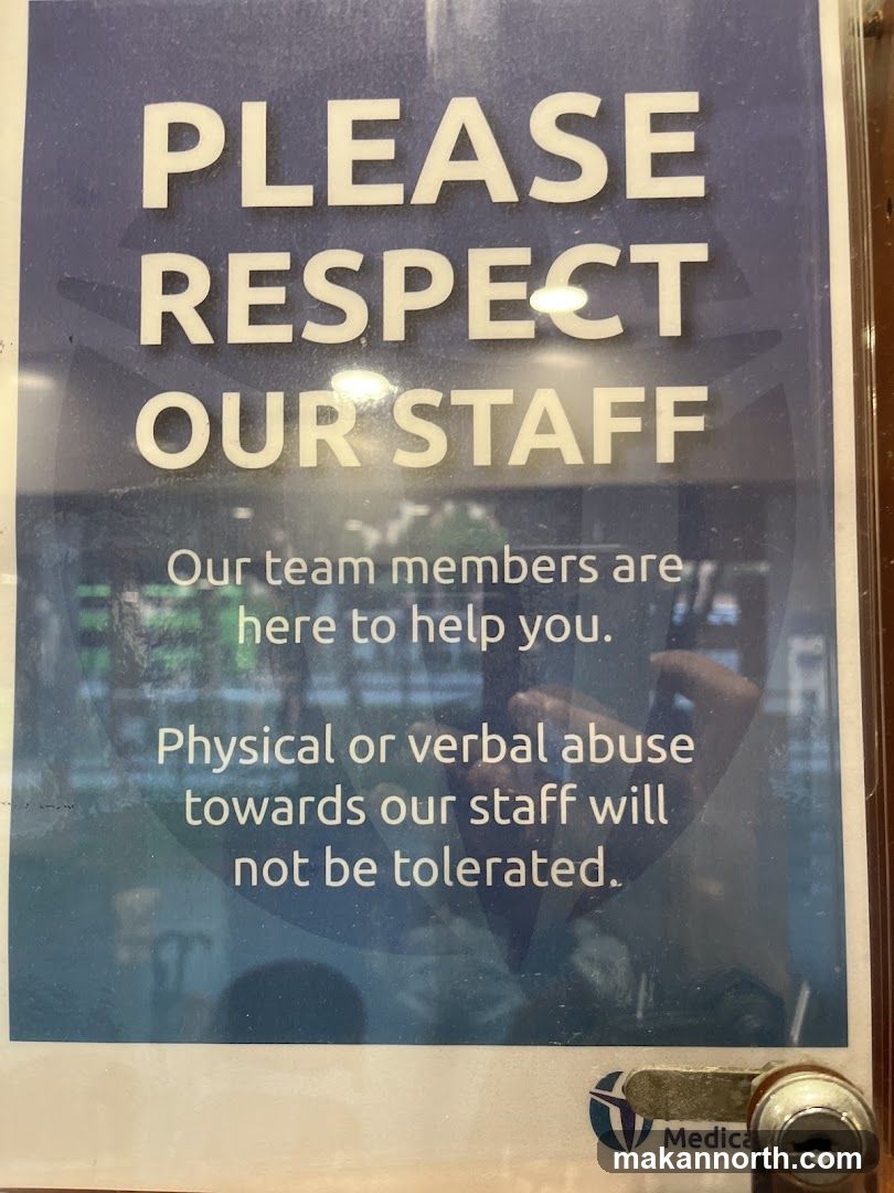 Staff Respect Sign