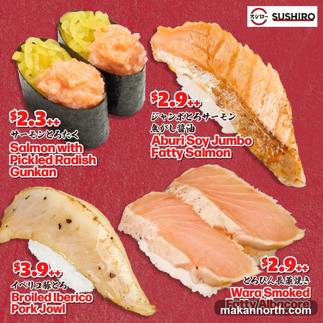 Sushiro Menu