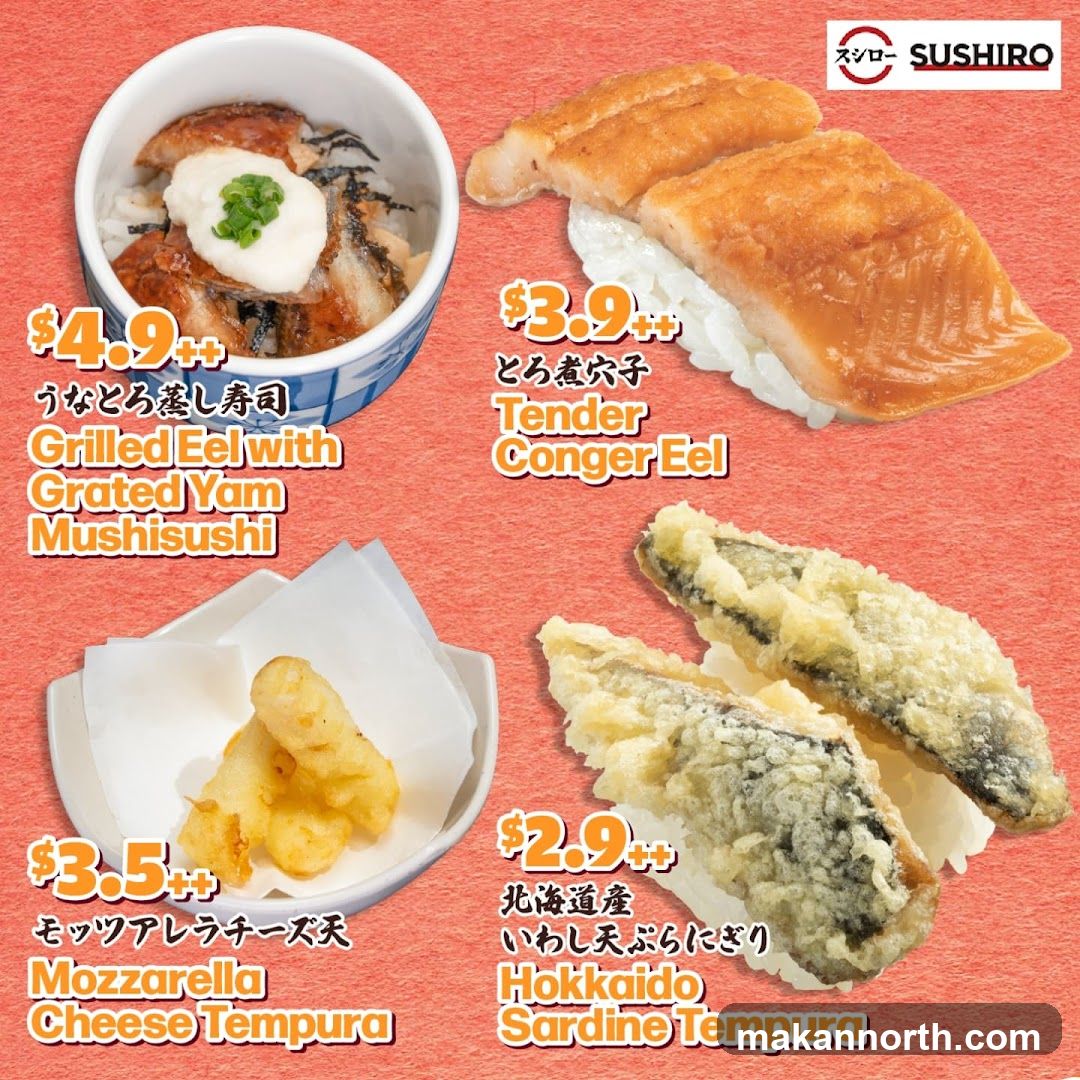 Sushiro Menu Items