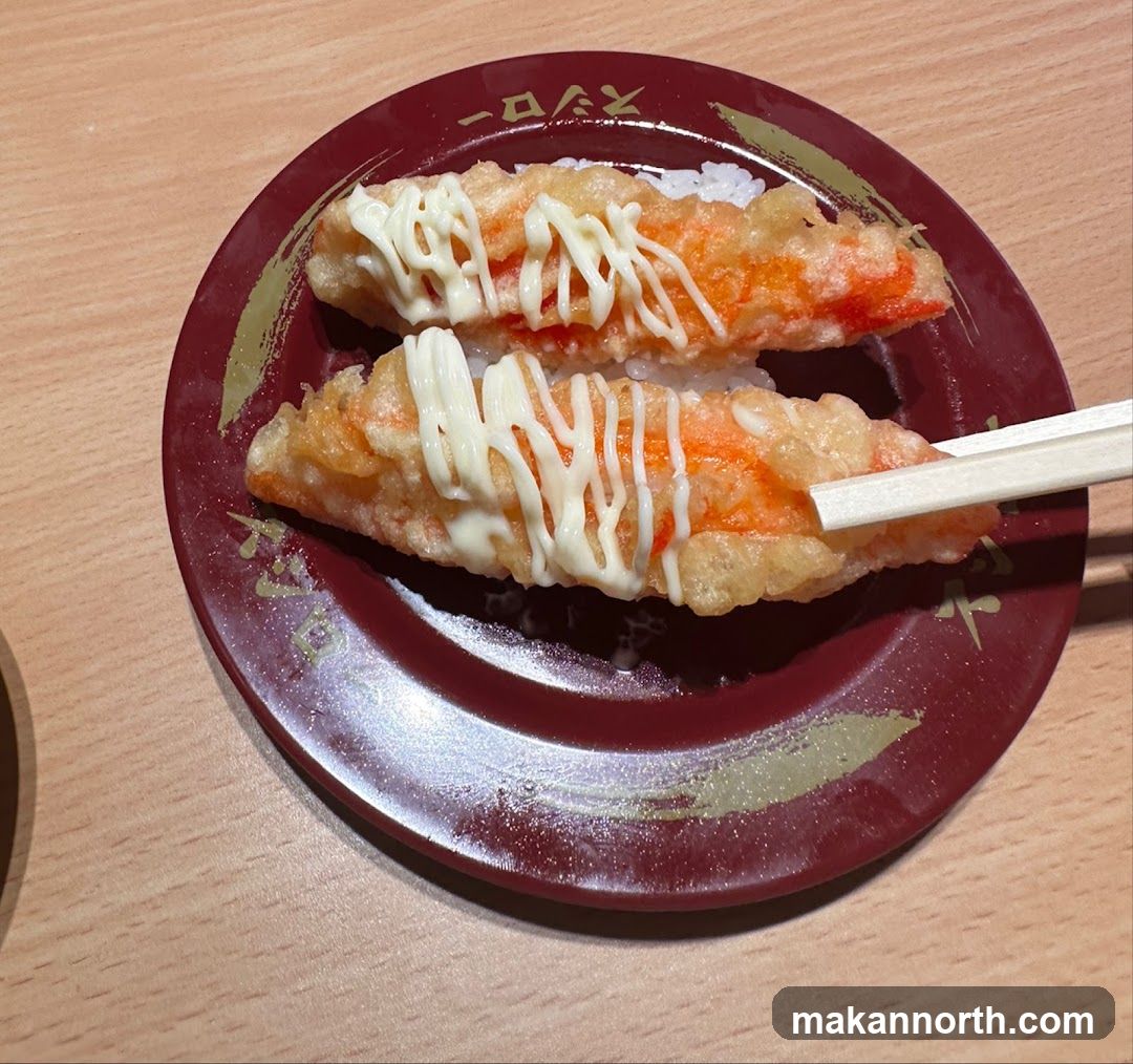 Tempura Sushi with Mayonnaise