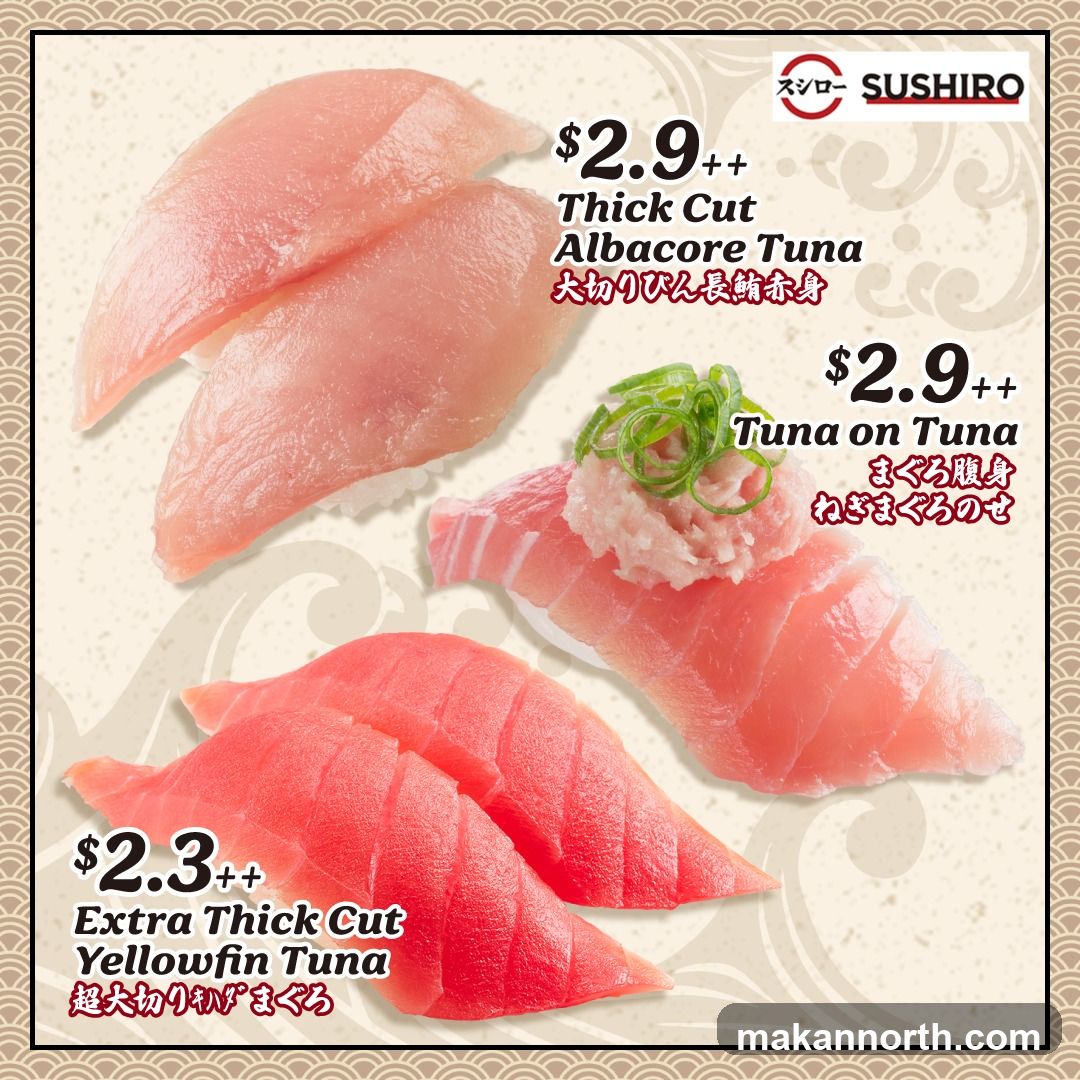 Sushi Menu