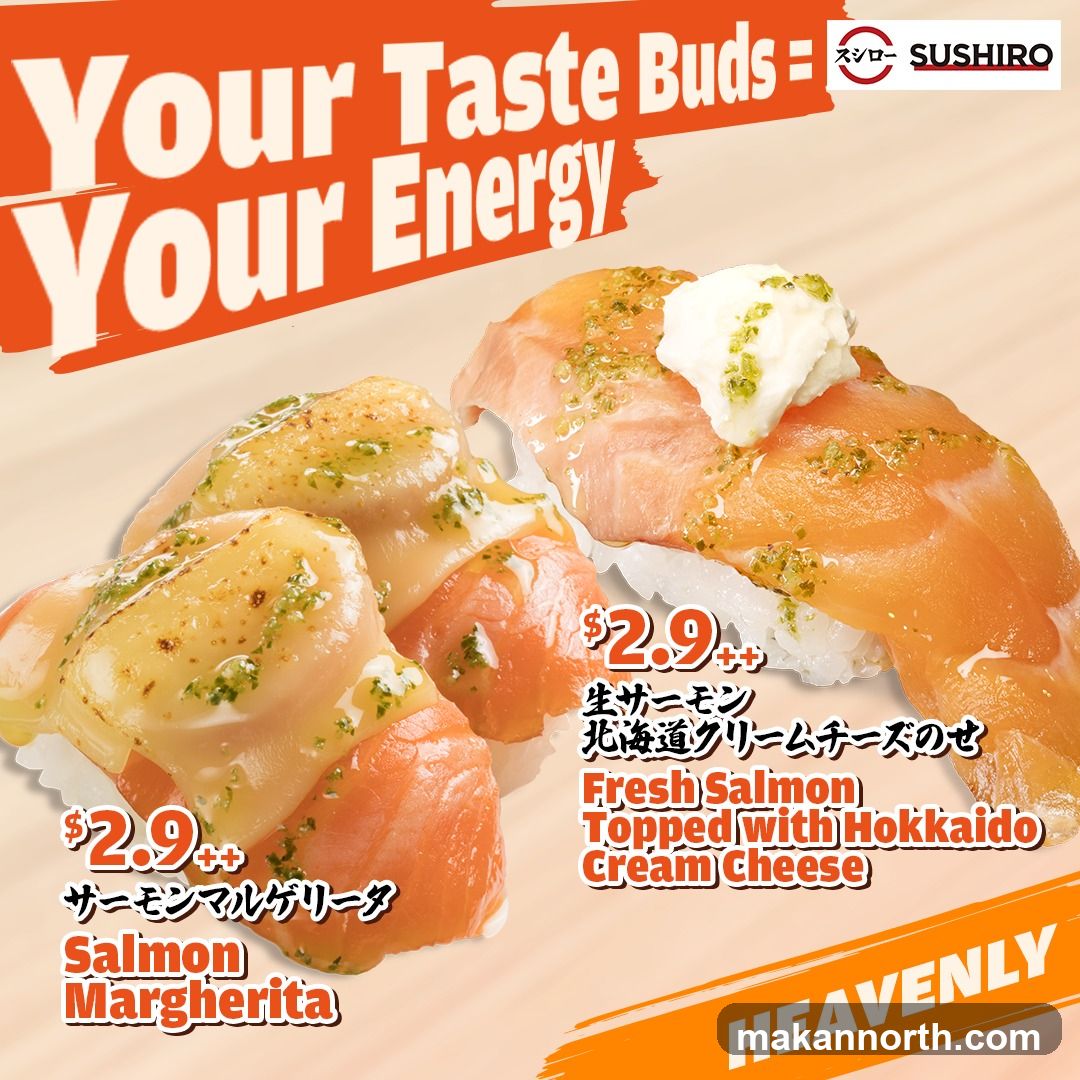 Sushiro Salmon Dishes