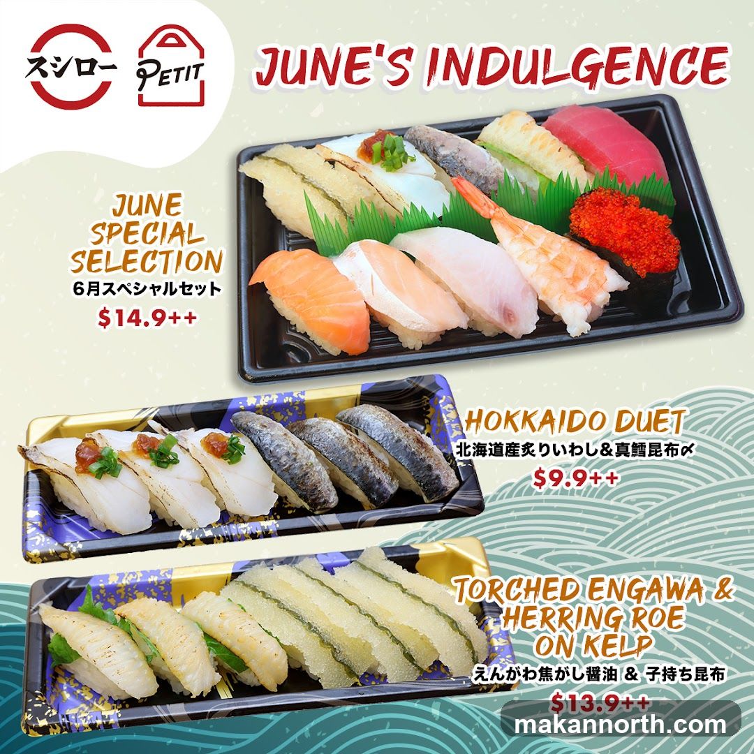 June's Indulgence Sushi Specials