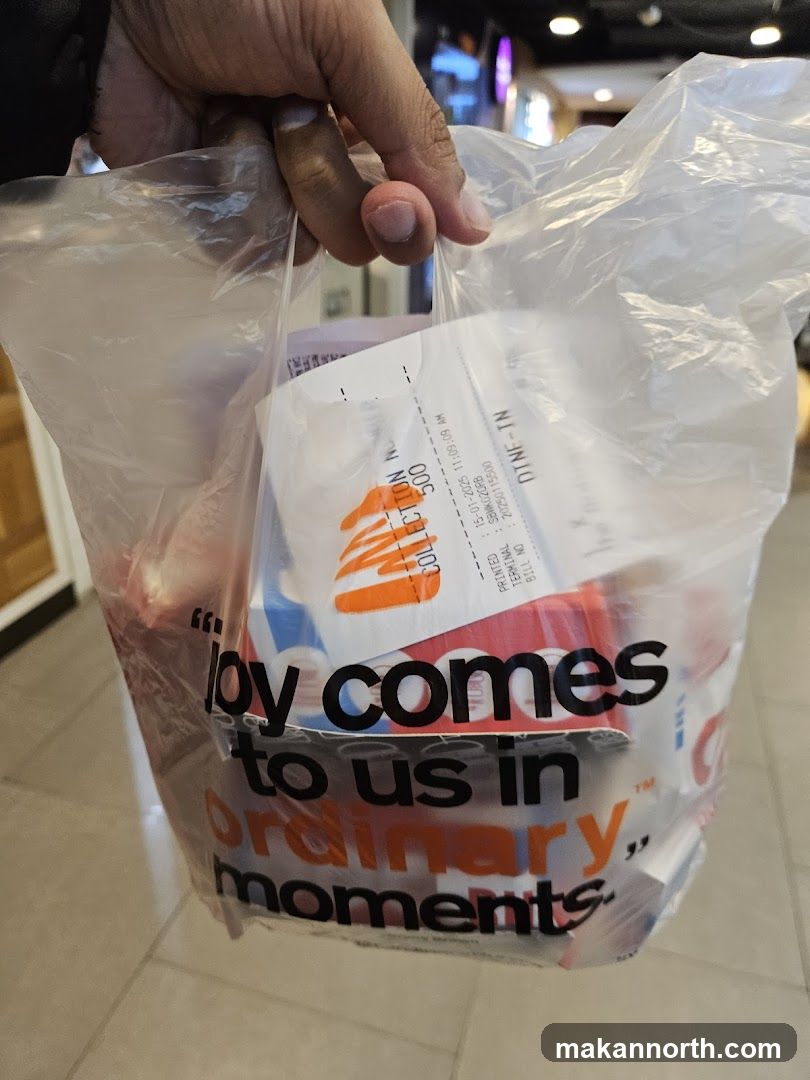 Takeaway Bag with Receipt