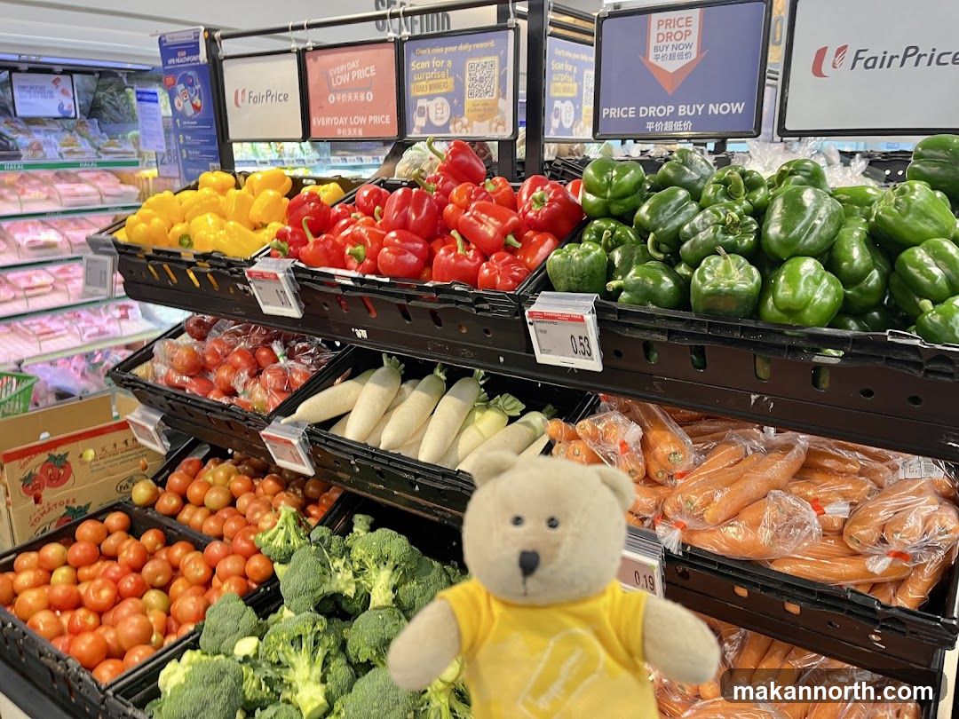 Produce Section in a Supermarket