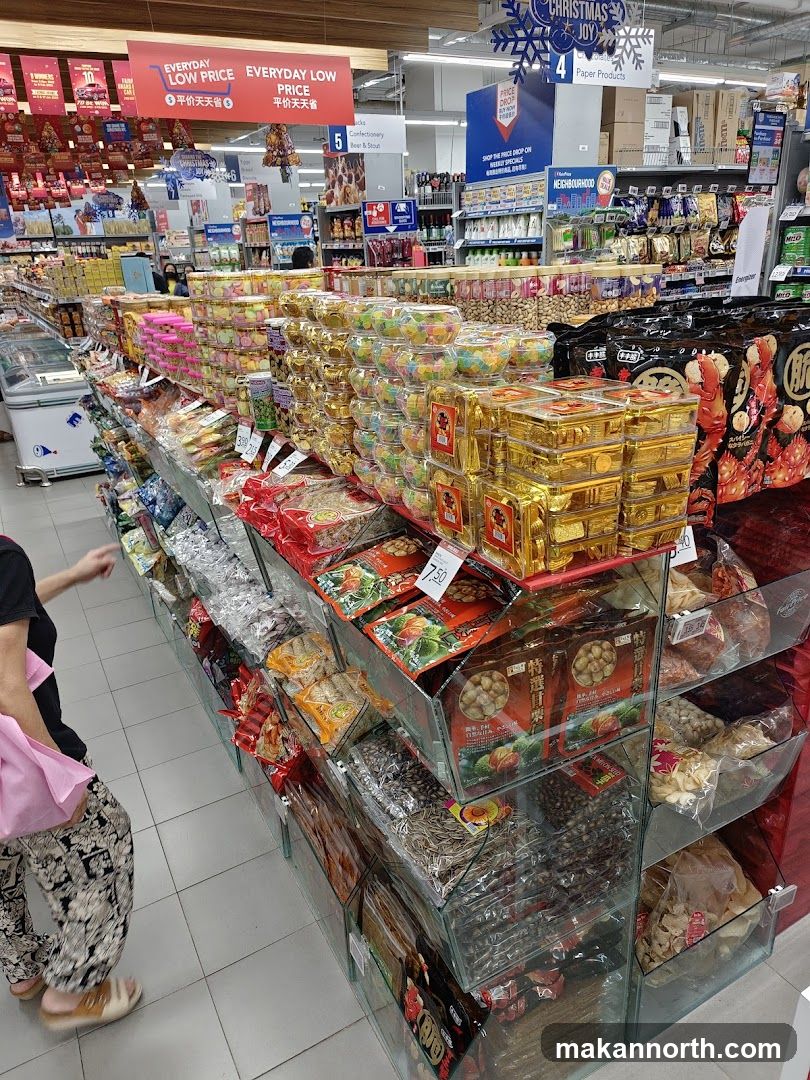 Snack Aisle in a Supermarket