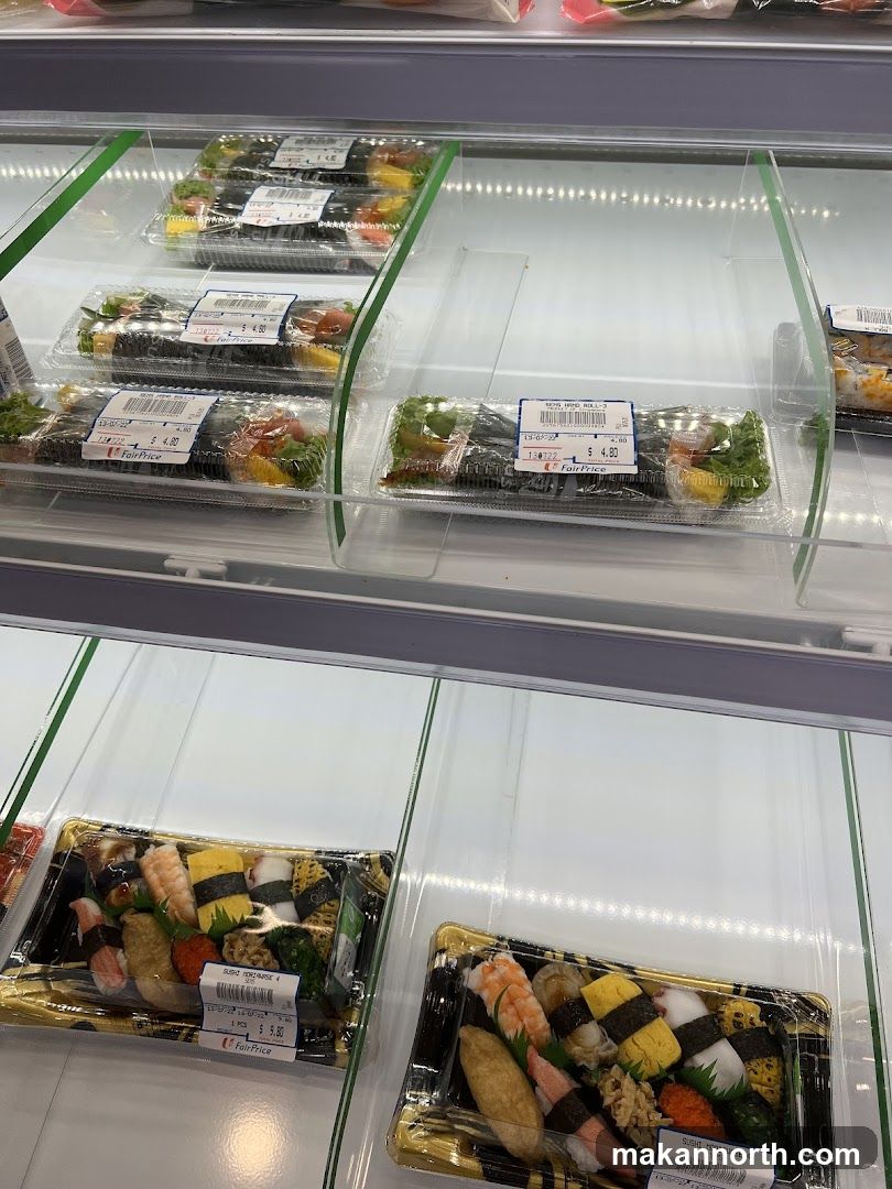 Sushi and Rolls Display