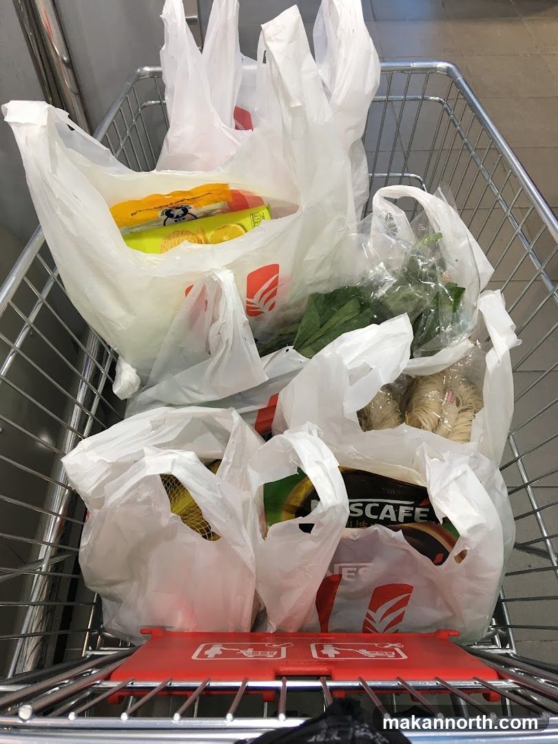 Shopping Cart Full of Groceries