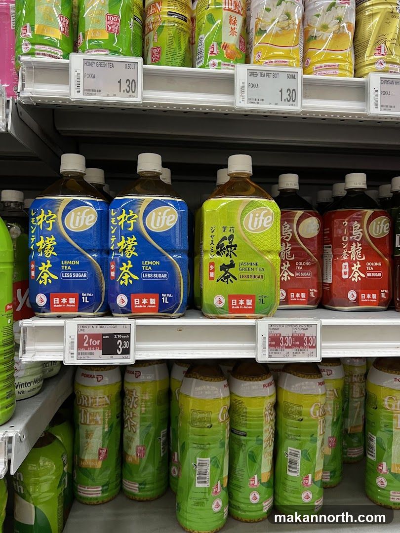 Bottled Teas on Shelf