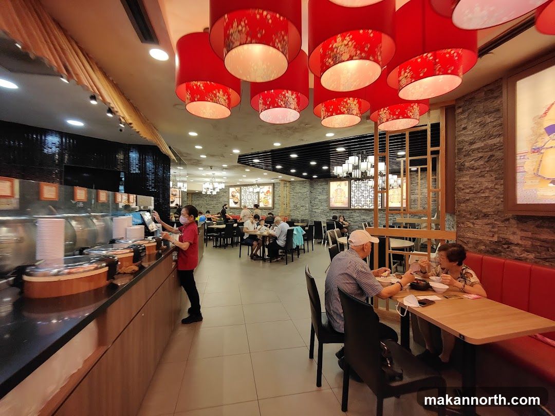 Restaurant Interior with Diners