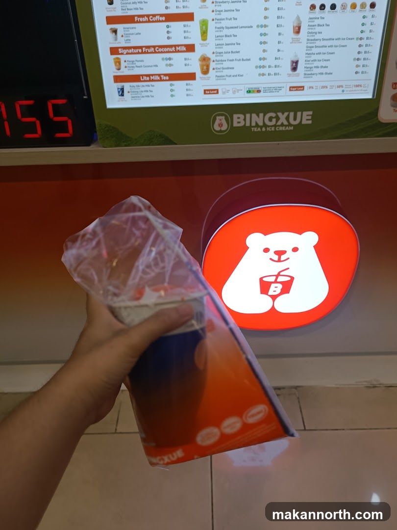 Bingxue Tea & Ice Cream Menu
